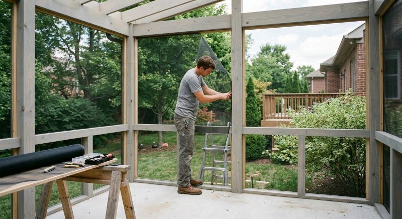 Enclosed Patio Installation
