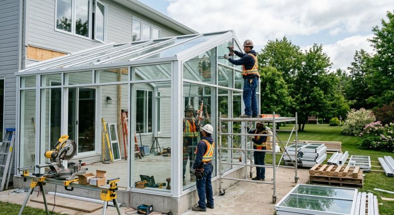 Sunroom Addition Construction in Nashville, TN
