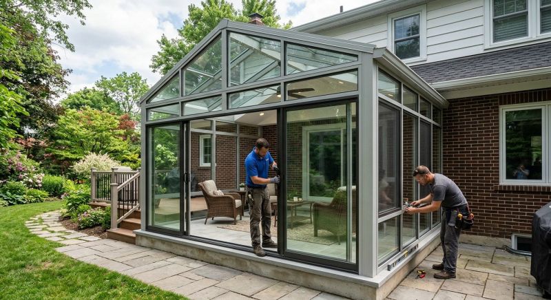 Three Season Room Installation in Knoxville, TN